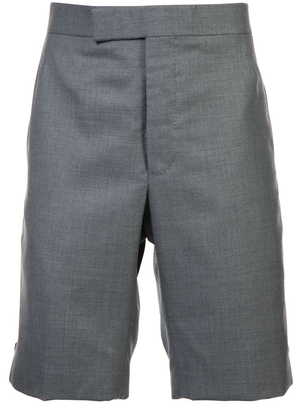 Thom Browne Super 120s 斜纹布西装短裤 - 灰色