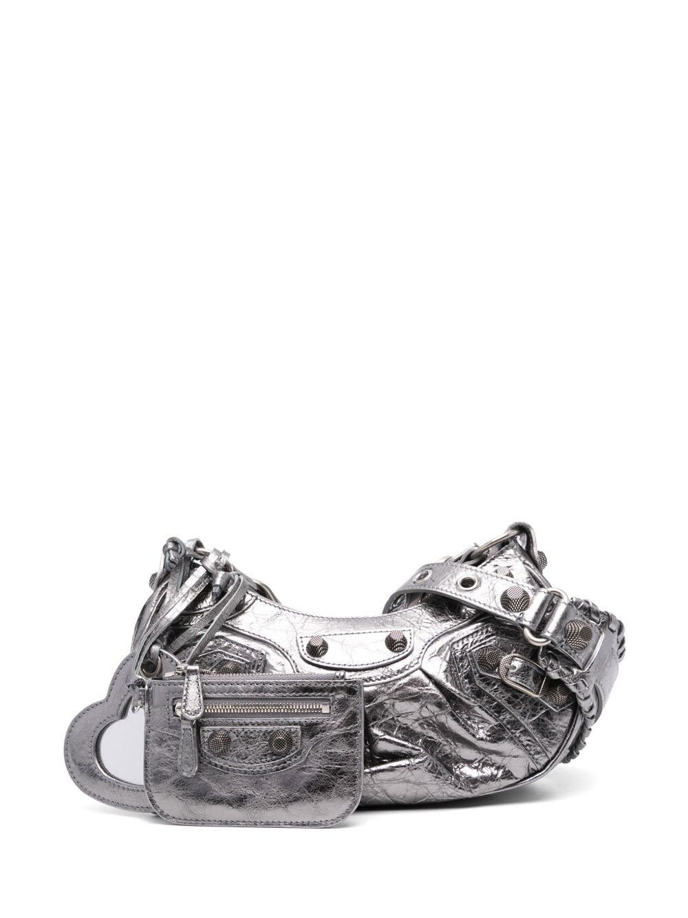 Balenciaga Le Cagole XS 单肩包 - 银色