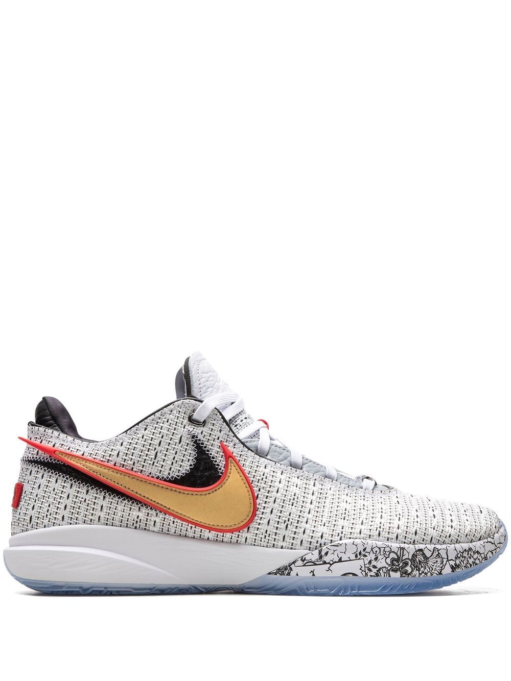 Nike Lebron 20 低帮运动鞋 - 白色