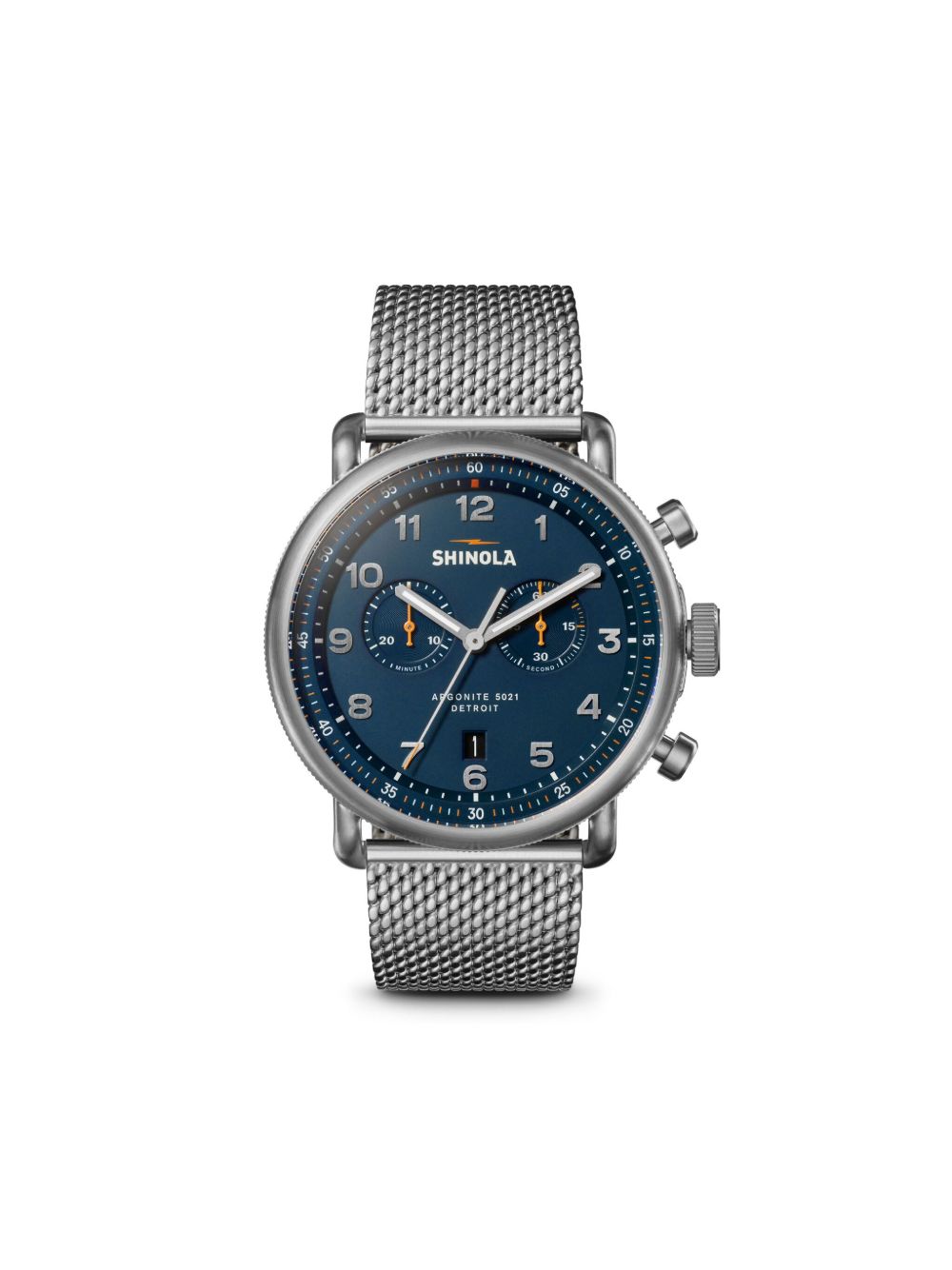 Shinola Canfield Model C56 2 Eye Chrono 43毫米腕表 - 蓝色