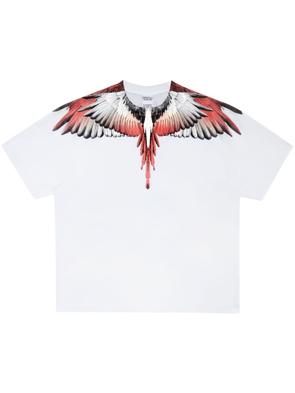 Marcelo Burlon County of Milan Icon Wings 印花棉T恤 - 白色