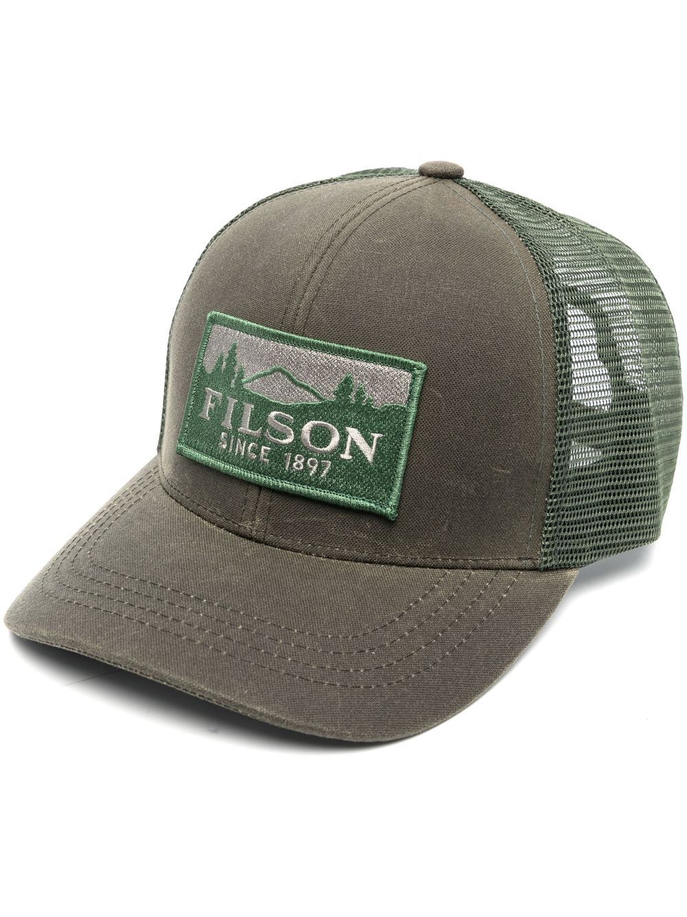 Filson 标贴棒球帽 - 绿色