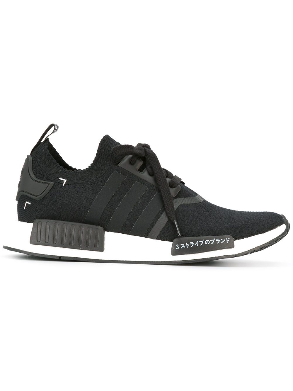 adidas NMD_R1 Primeknit 运动鞋 - 黑色