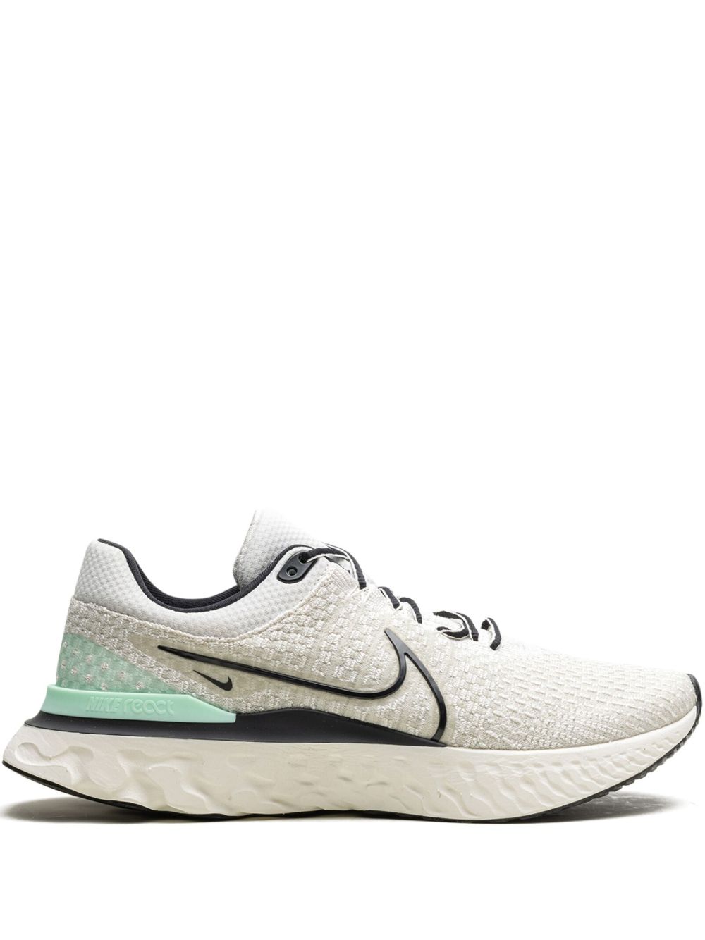 Nike React Infinity Run Flyknit 3 Phantom/Black/Mint 运动鞋 - 白色