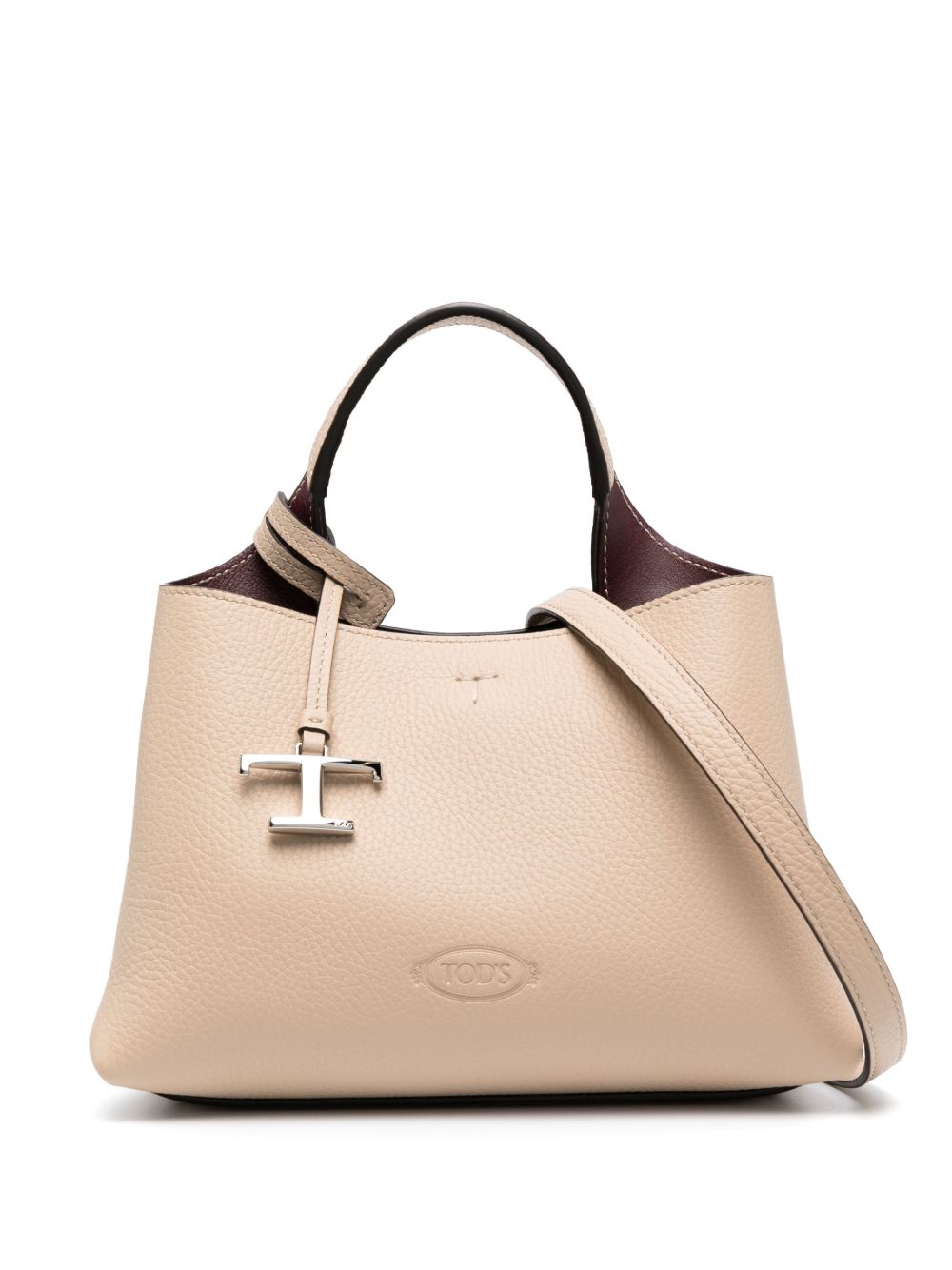 Tod's Micro leather 皮质斜挎包 - 中性色