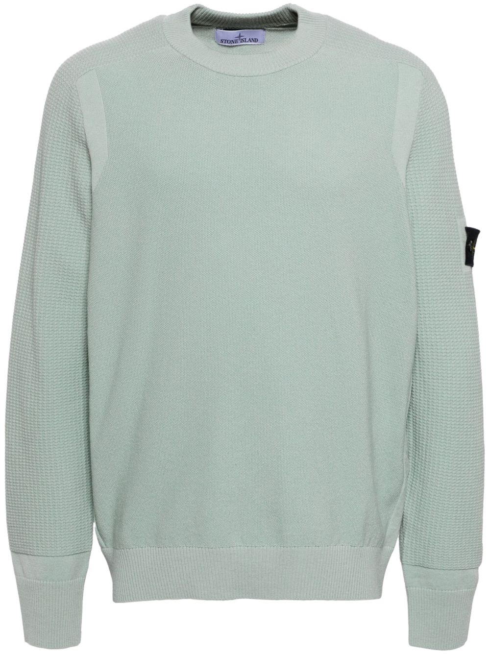Stone Island 圆领毛衣 - 绿色