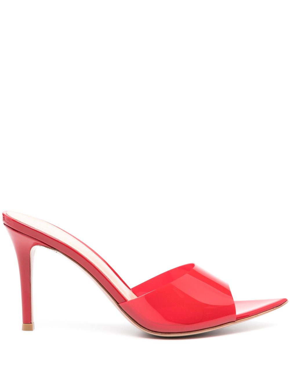 Gianvito Rossi Elle 尖头高跟穆勒鞋 - 红色