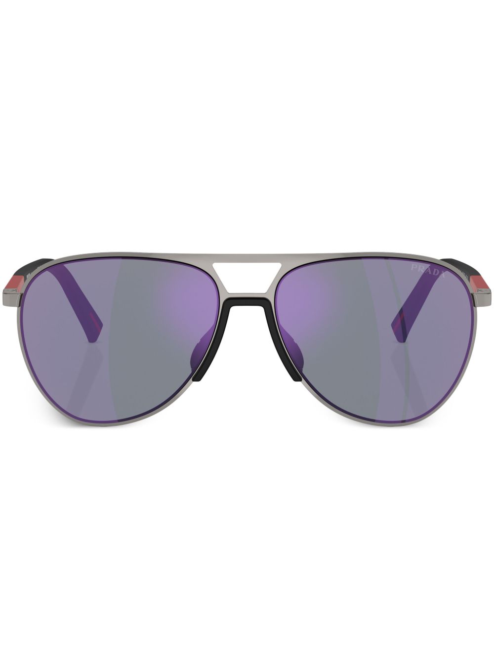 Prada Eyewear Linea Rossa 太阳眼镜 - 银色