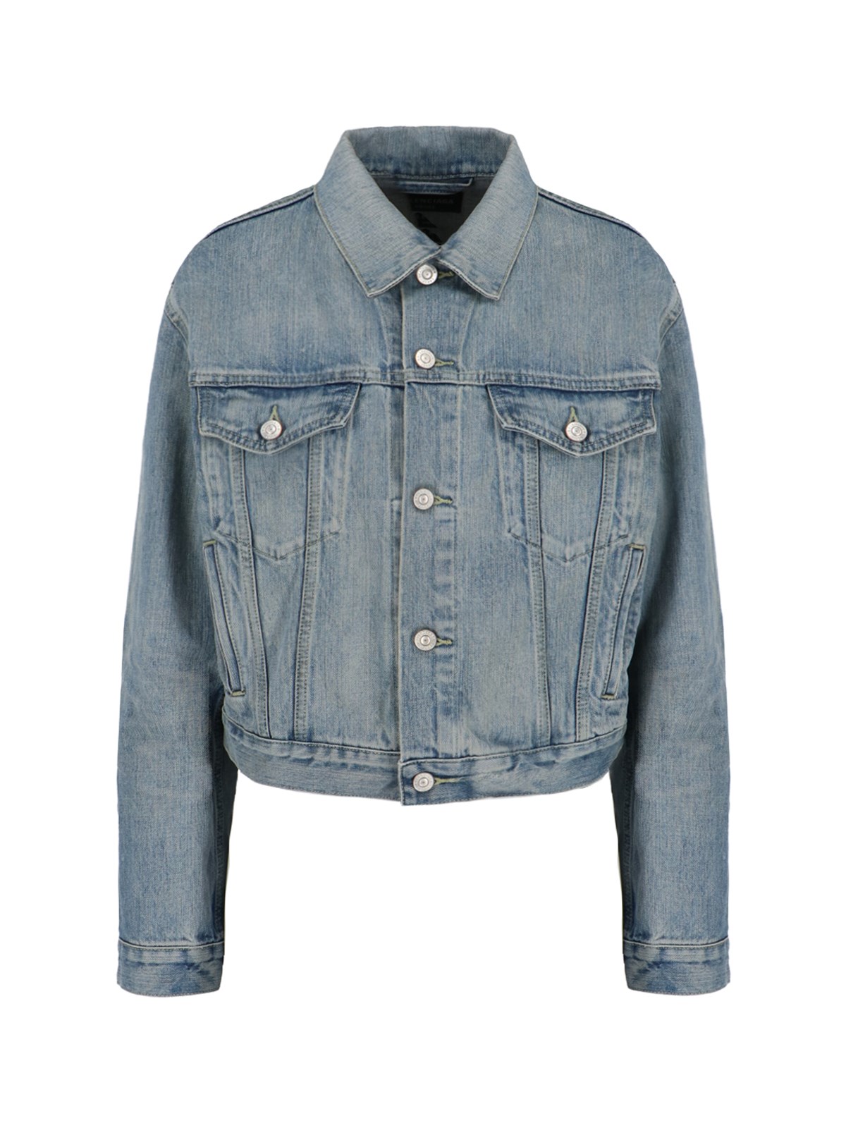 Balenciaga Logo Denim Jacket