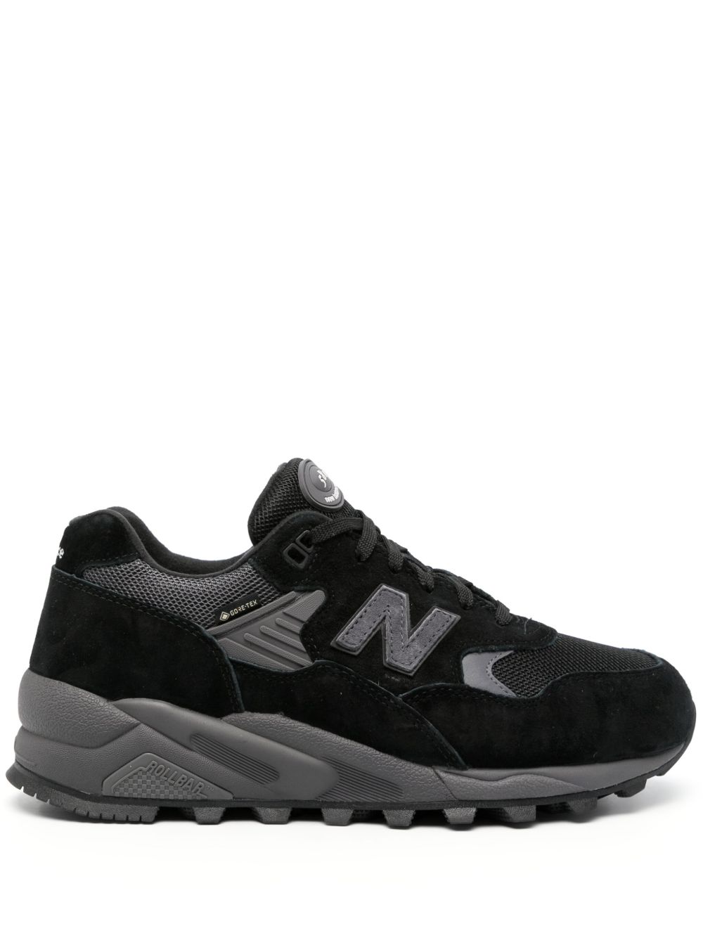 New Balance 580 皮质运动鞋 - 黑色
