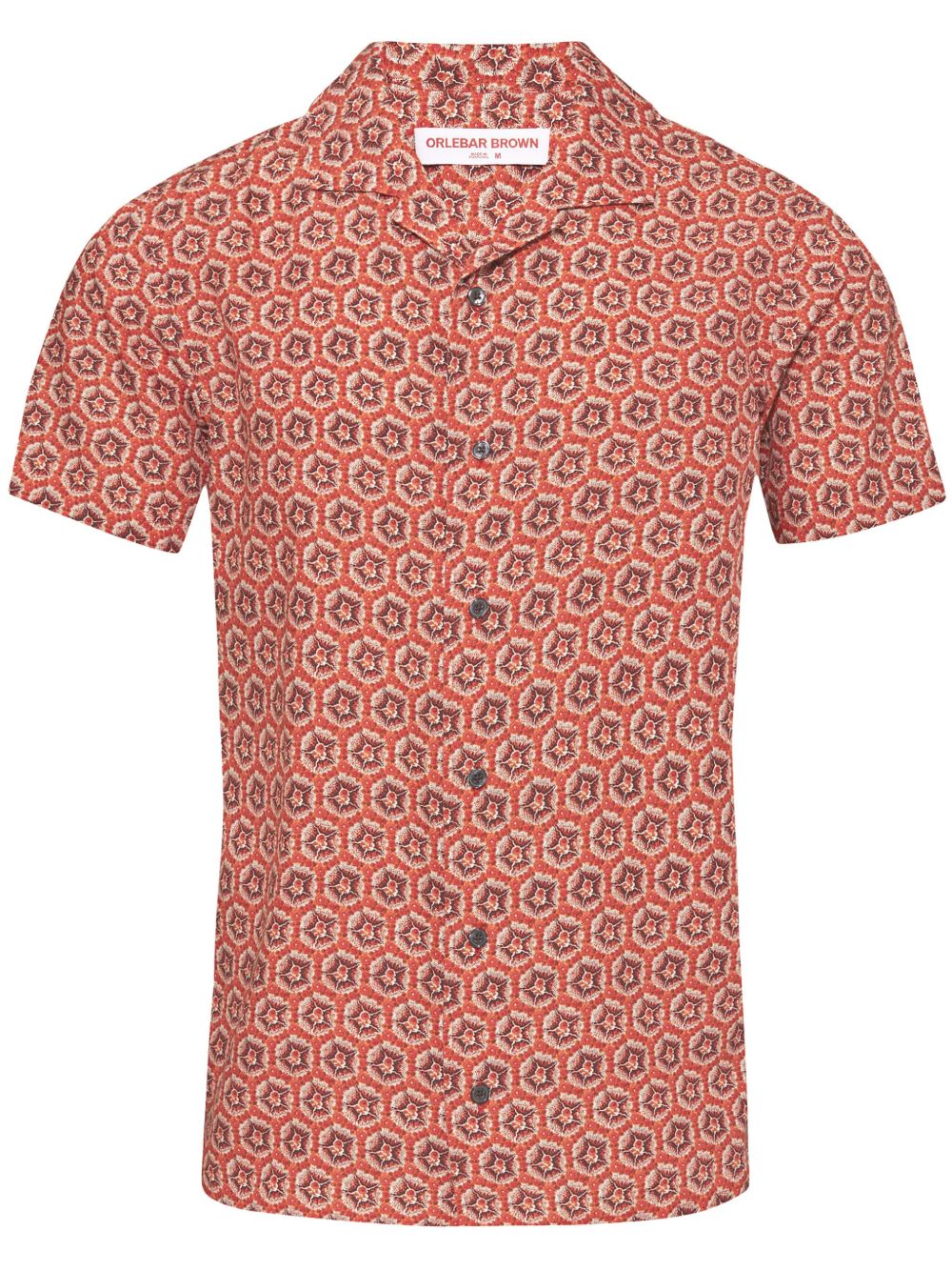 Orlebar Brown Hibbert Roseate 衬衫 - 红色