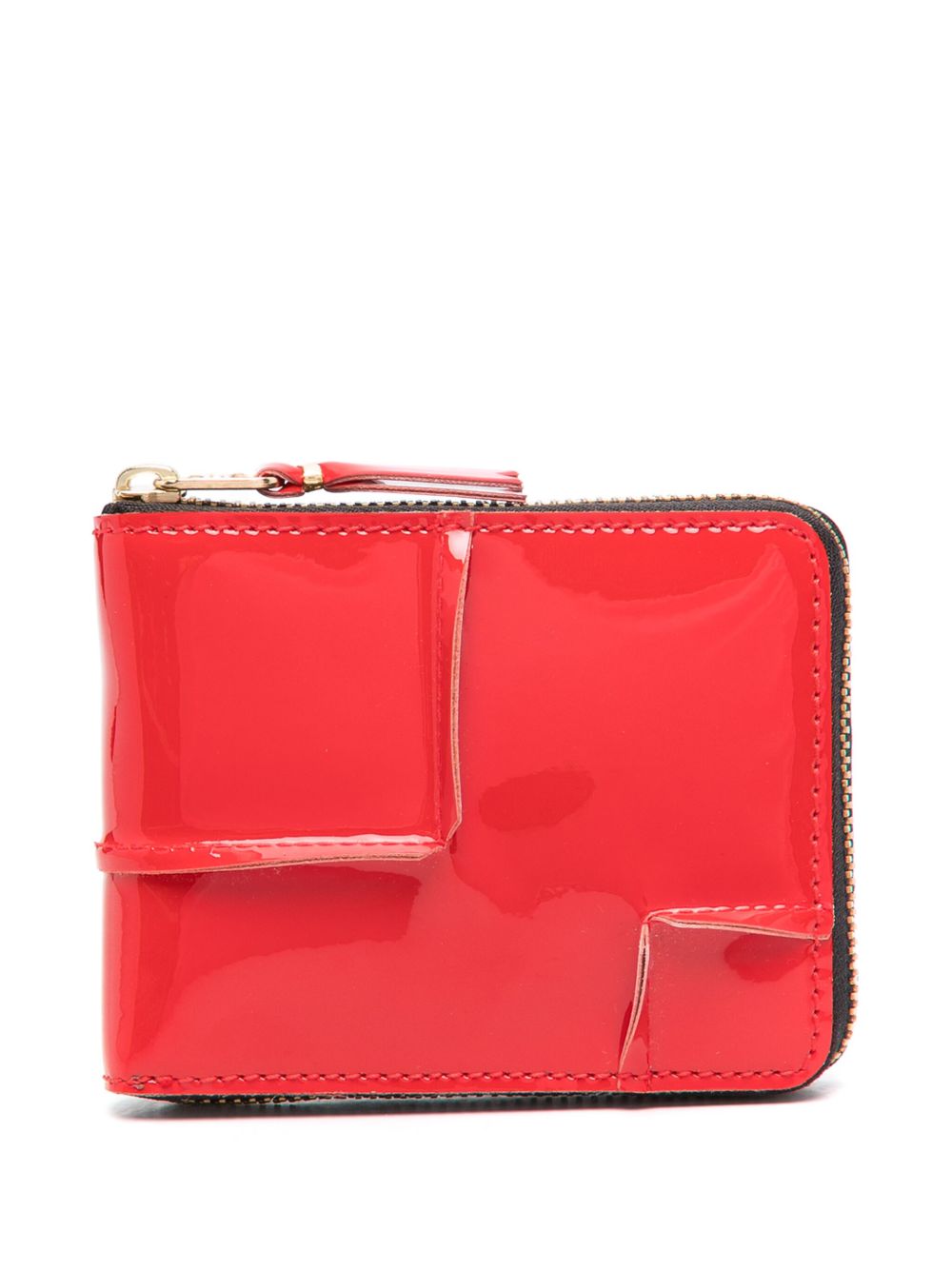 Comme Des Garçons Wallet 明线拉链钱包 - 红色