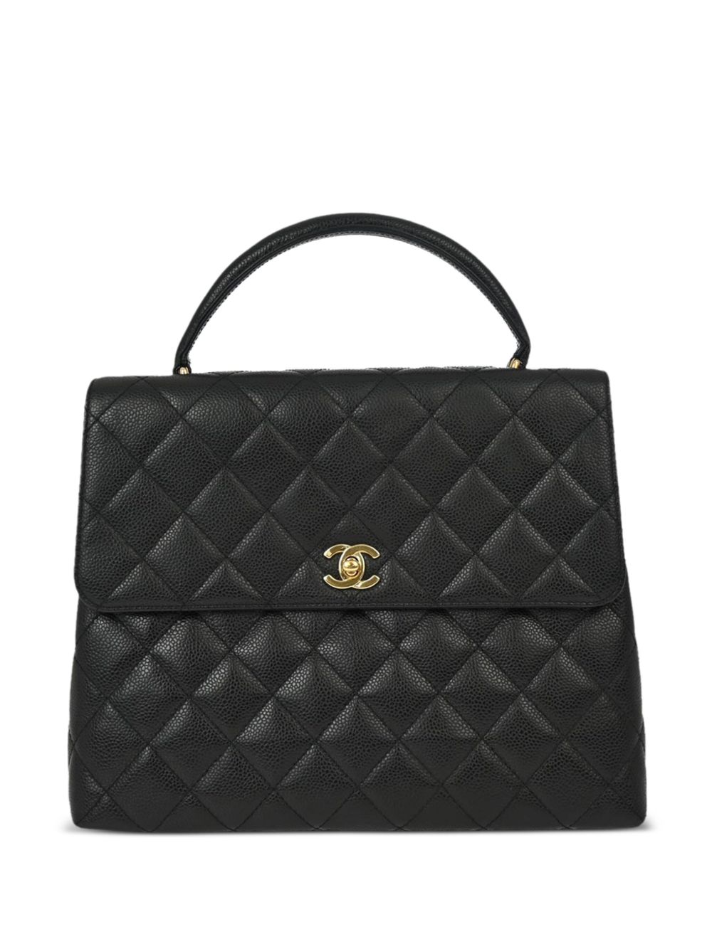 CHANEL Pre-Owned Kelly 手提包（2002年典藏款） - 黑色