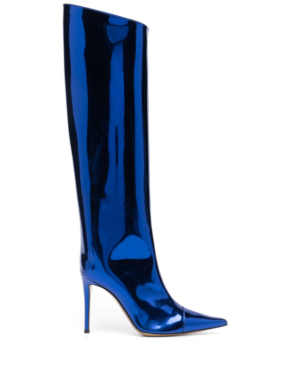 Alexandre Vauthier Alex 高跟及膝靴 - 蓝色
