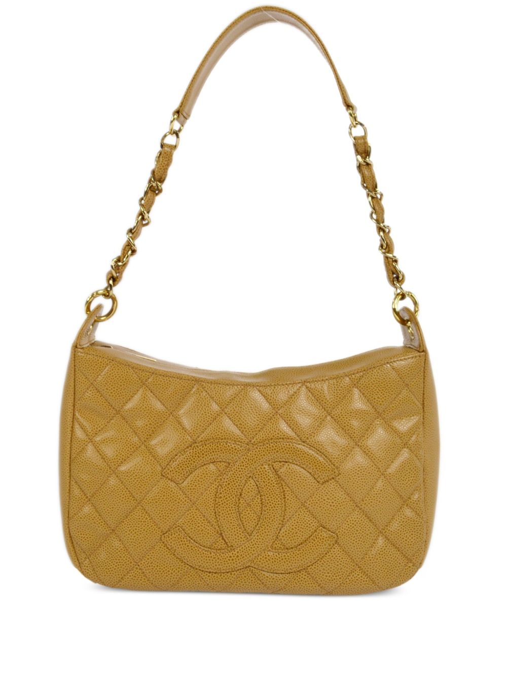 CHANEL Pre-Owned CC Timeless 单肩包（2003年典藏款） - 中性色