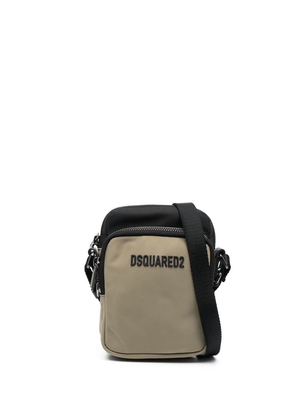 DSQUARED2 logo标牌单肩包 - 中性色