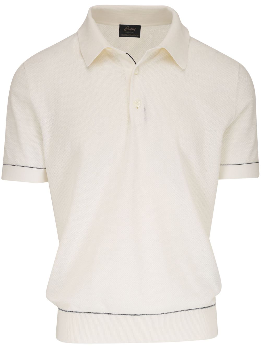 Brioni 棉polo衫 - 白色