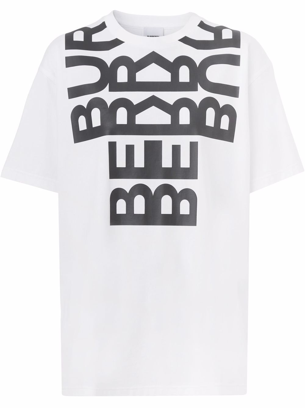 Burberry 博柏利 logo印花超大款T恤 - 白色