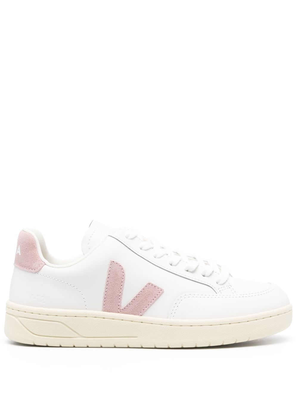 VEJA V-12 皮质运动鞋 - 白色