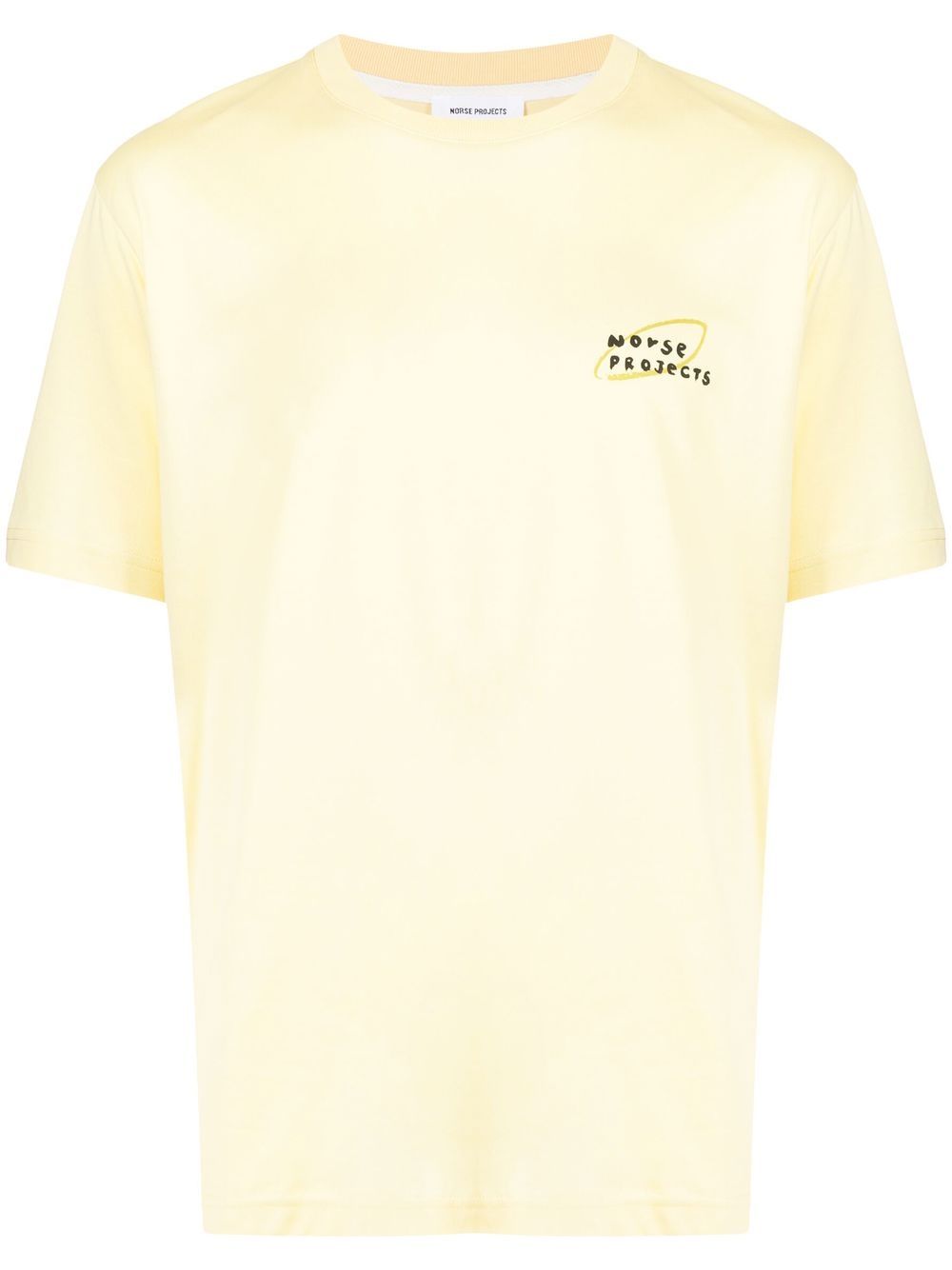 Norse Projects x Mayumi logo印花T恤 - 黄色