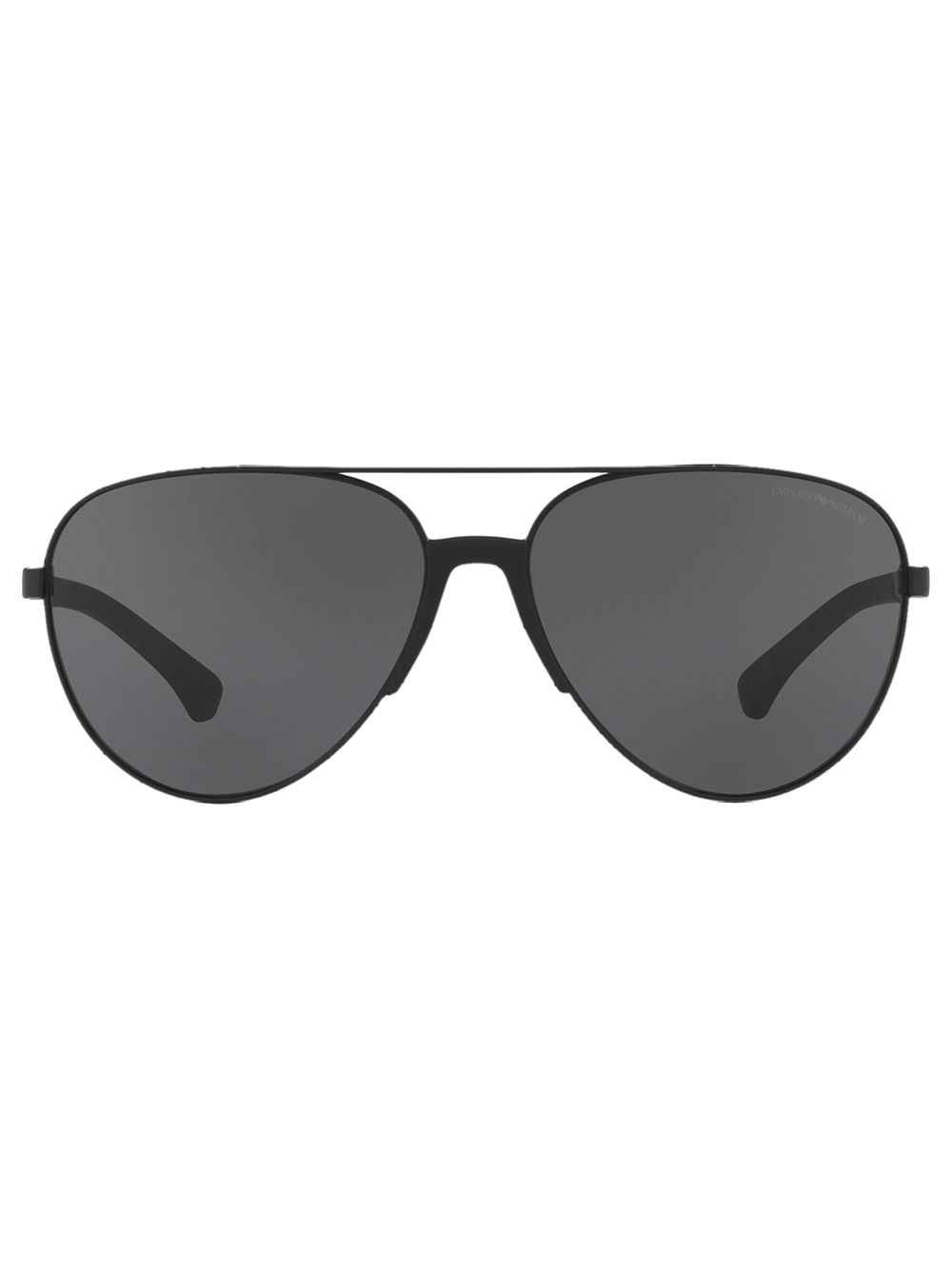 Emporio Armani 飞行员太阳眼镜 - 黑色