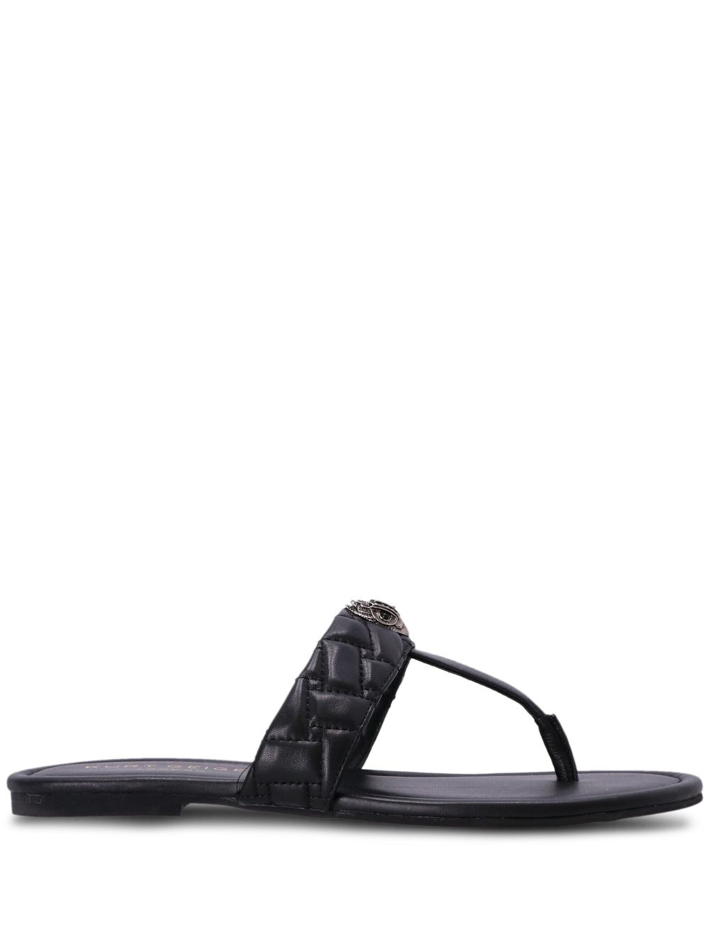 KG Kurt Geiger Kensington T字带凉鞋 - 黑色