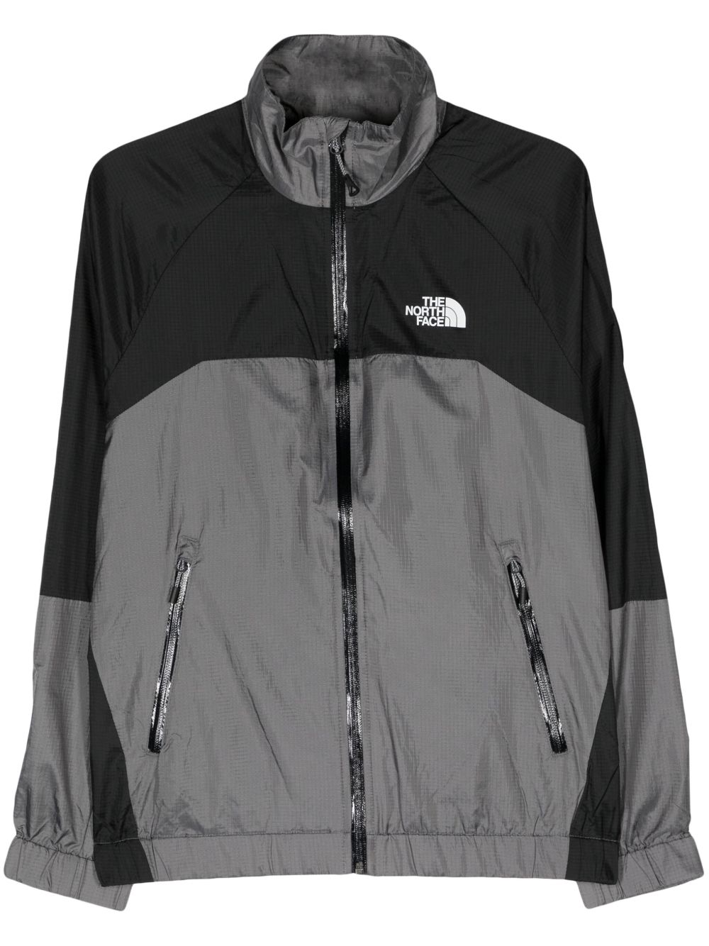 The North Face Wind Shell 拉链夹克 - 灰色