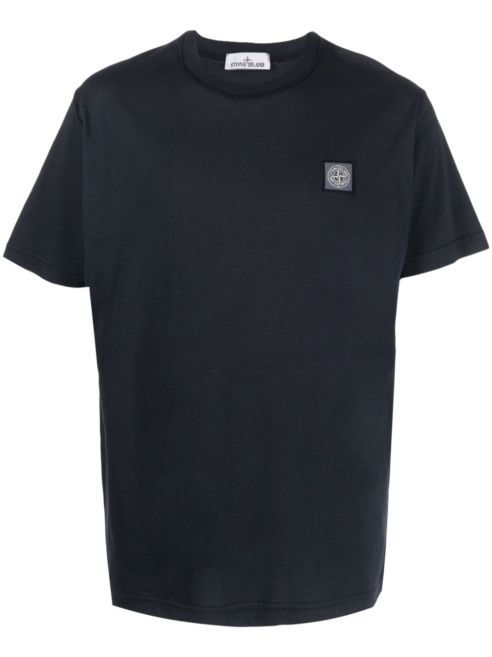 Stone Island 罗盘贴花棉T恤 - 蓝色