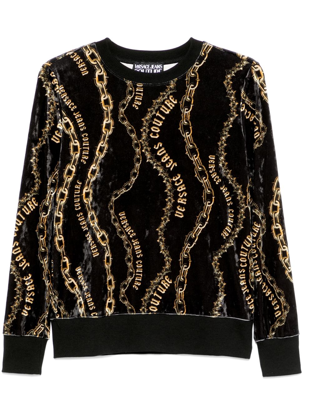 Versace Jeans Couture Chain Couture 卫衣 - 黑色
