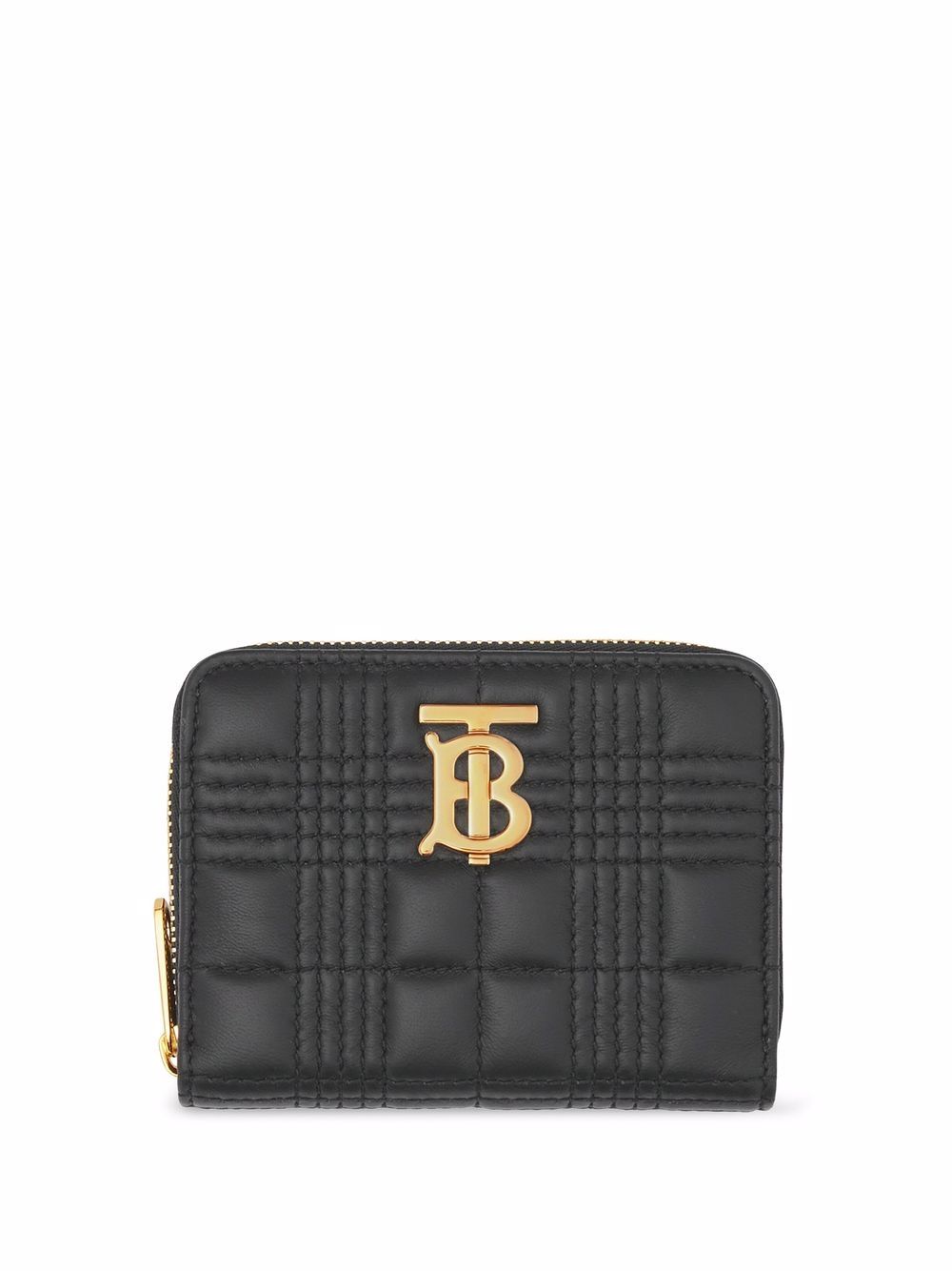 Burberry 博柏利 Lola 绗缝拉链钱包 - 黑色