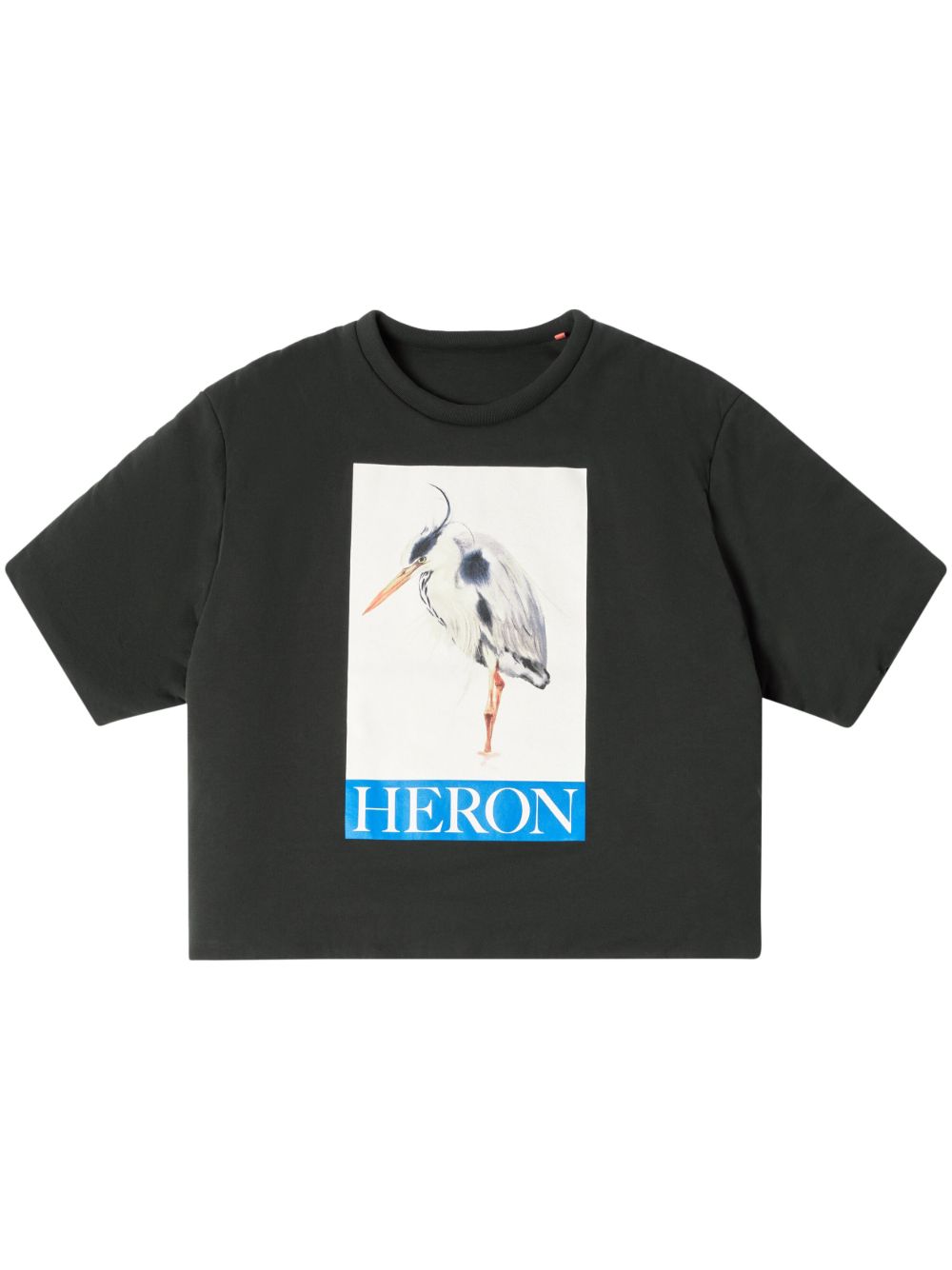 Heron Preston 飞鸟图案logo印花T恤 - 黑色