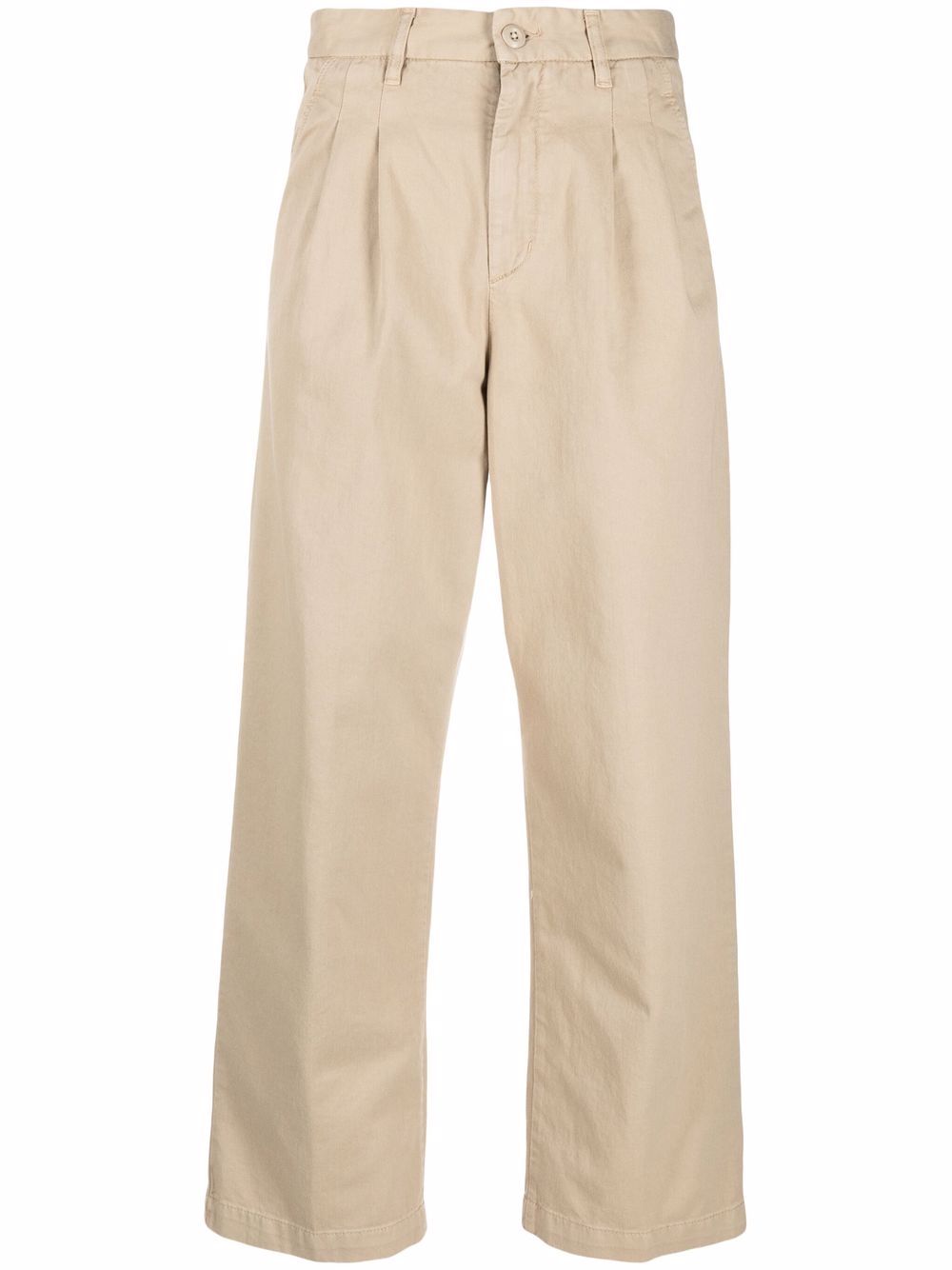 Carhartt WIP Cara 褶饰直筒裤 - 中性色