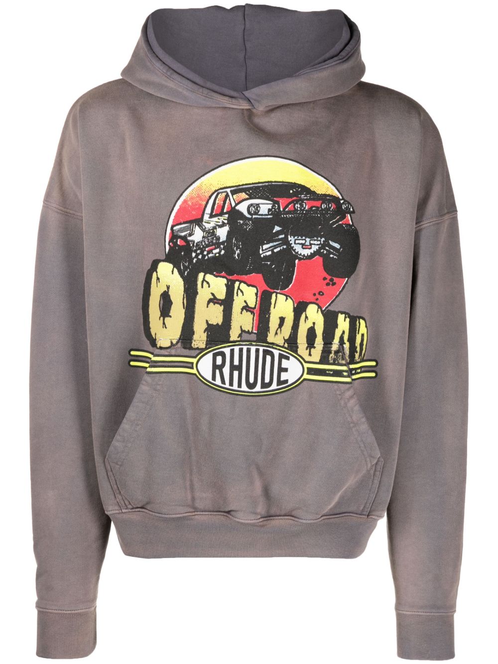 RHUDE Off Road 棉连帽衫 - 灰色