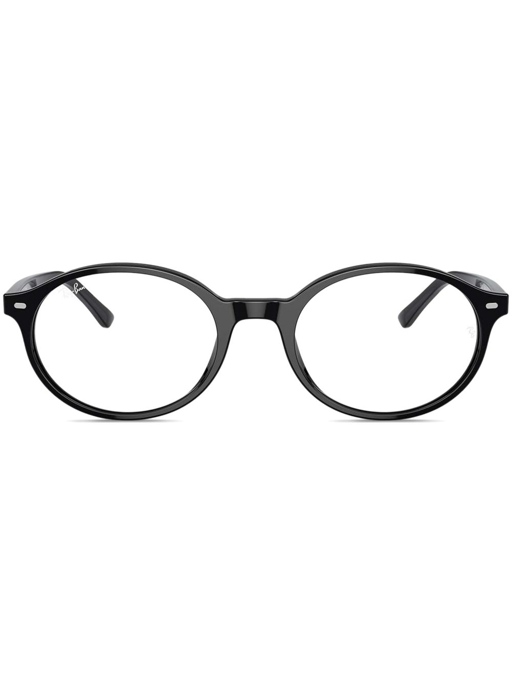 Ray-Ban 圆框眼镜 - 黑色