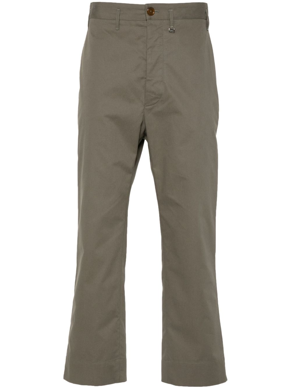 Vivienne Westwood M Cropped Cruise 长裤 - 绿色