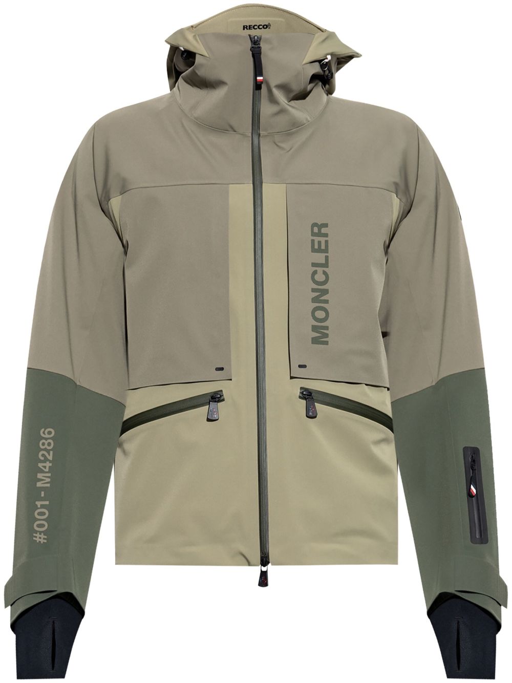 Moncler Grenoble Fussen 滑雪夹克 - 绿色