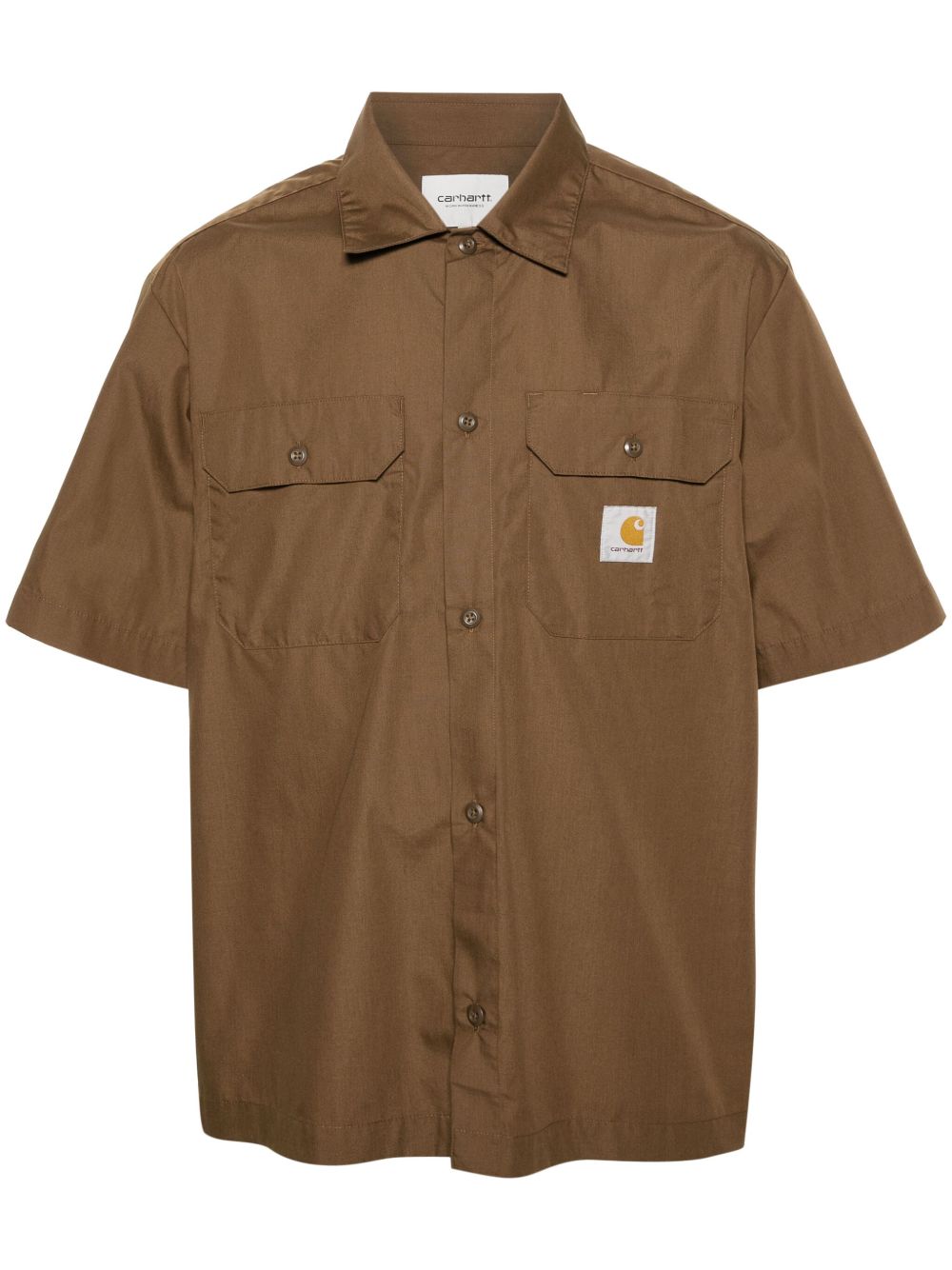 Carhartt WIP Craft 短袖衬衫 - 褐色