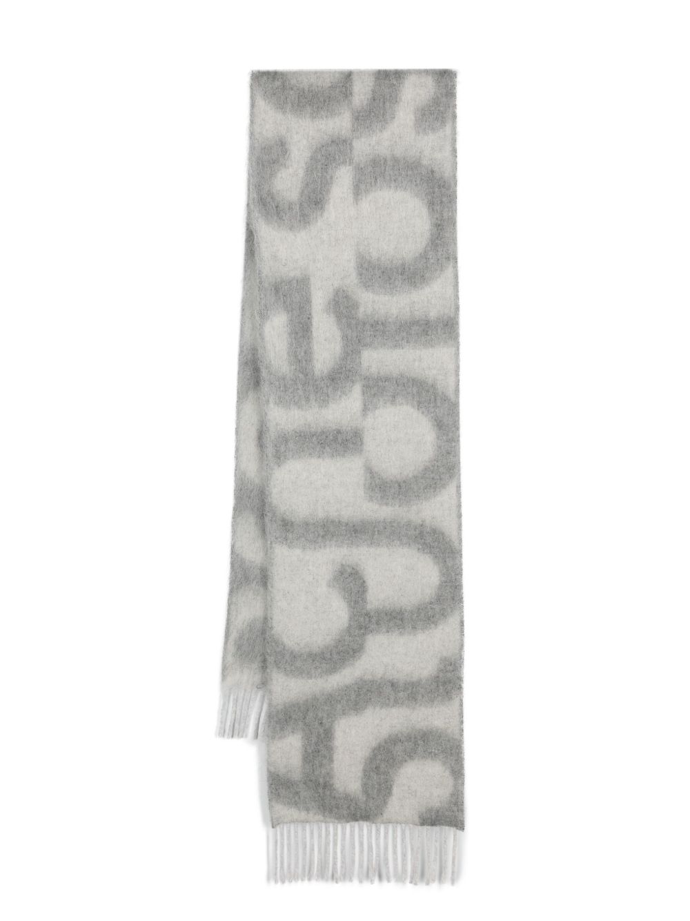 Acne Studios 拉绒效果围巾 - 灰色