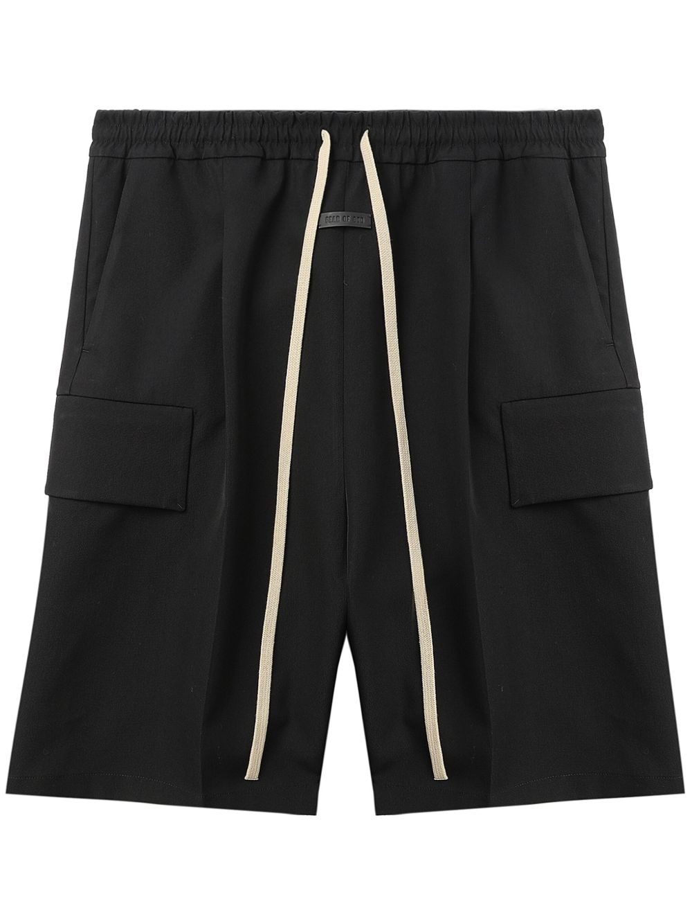 Fear Of God 羊毛棉混纺工装短裤 - 黑色