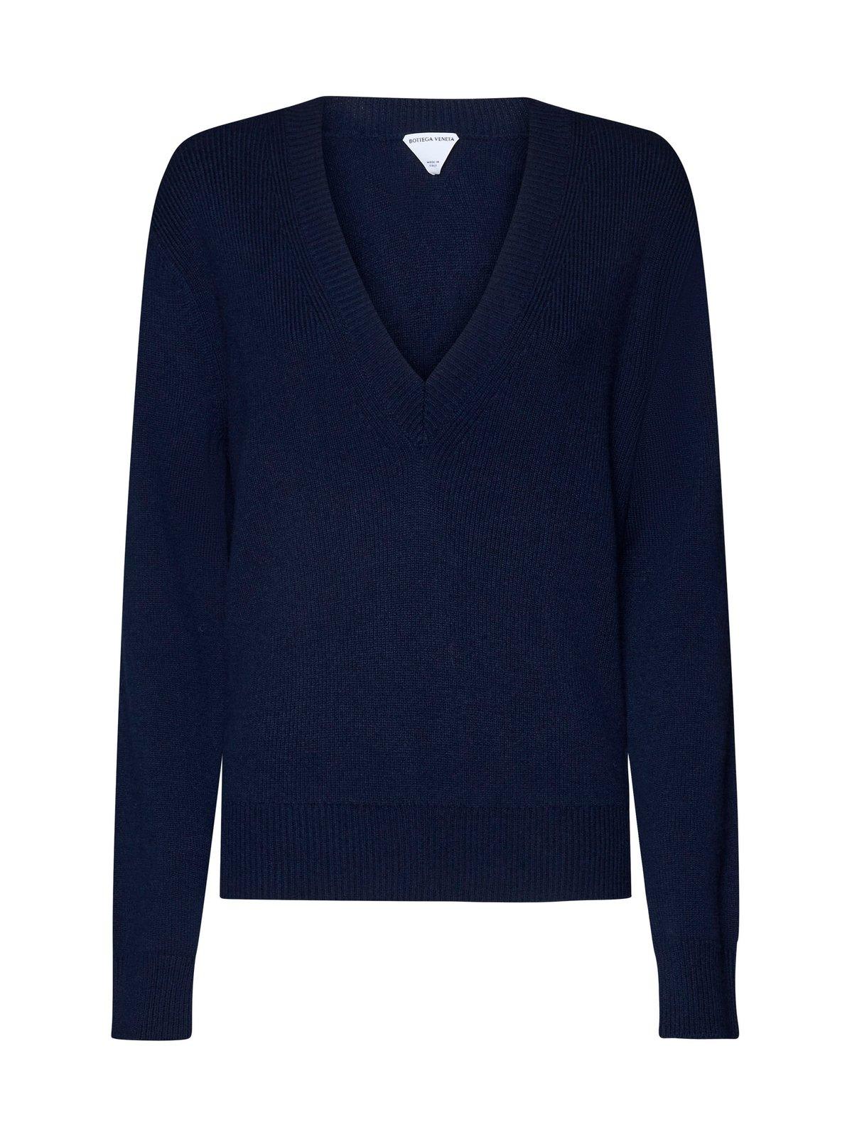 Bottega Veneta V-neck Knitted Jumper