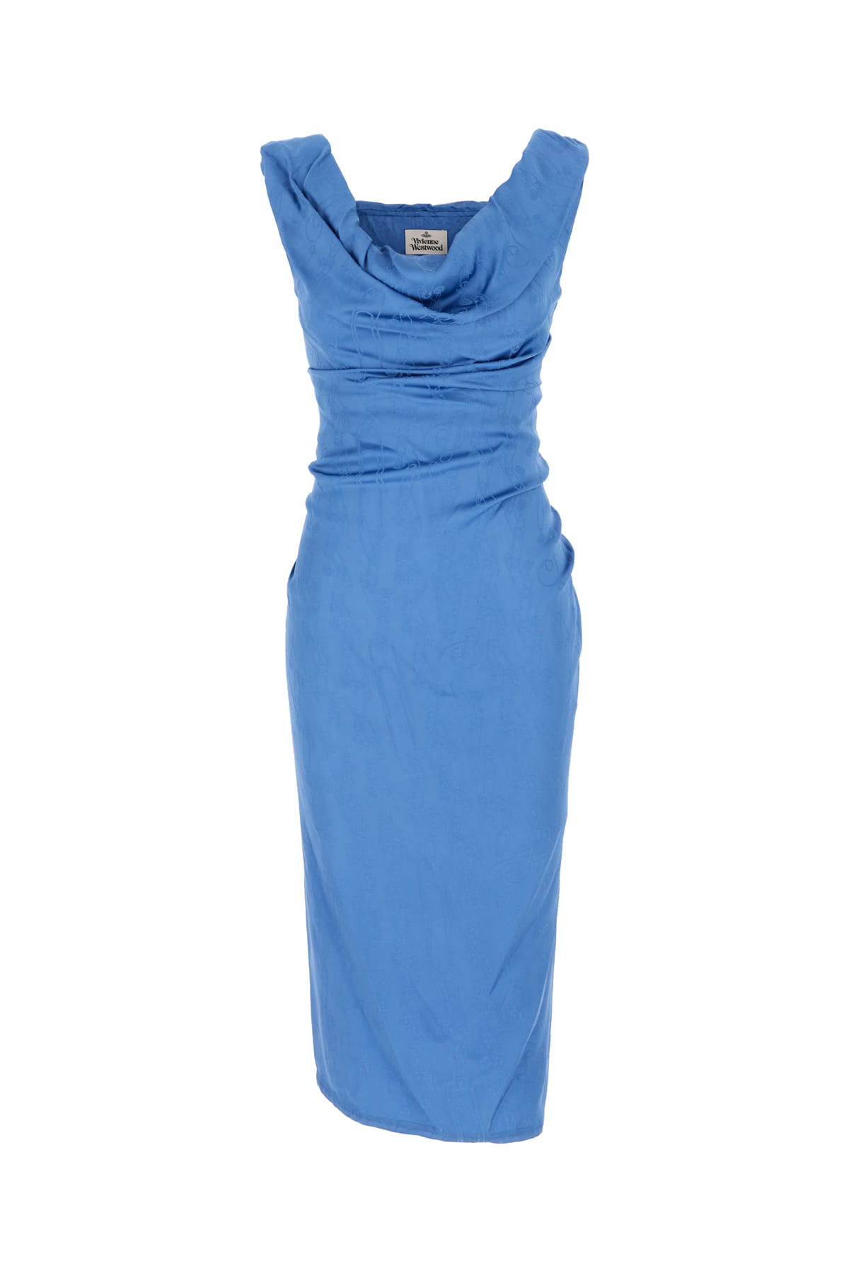 Vivienne Westwood Cerulean Blue Viscose Ginnie Mini Dress