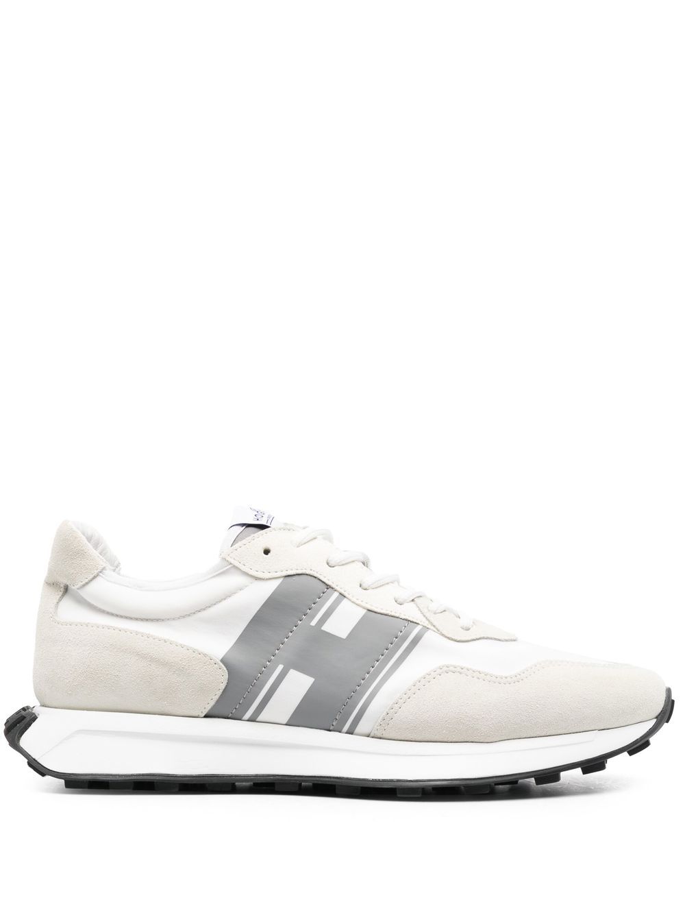 Hogan H601 绒面皮运动鞋 - 白色