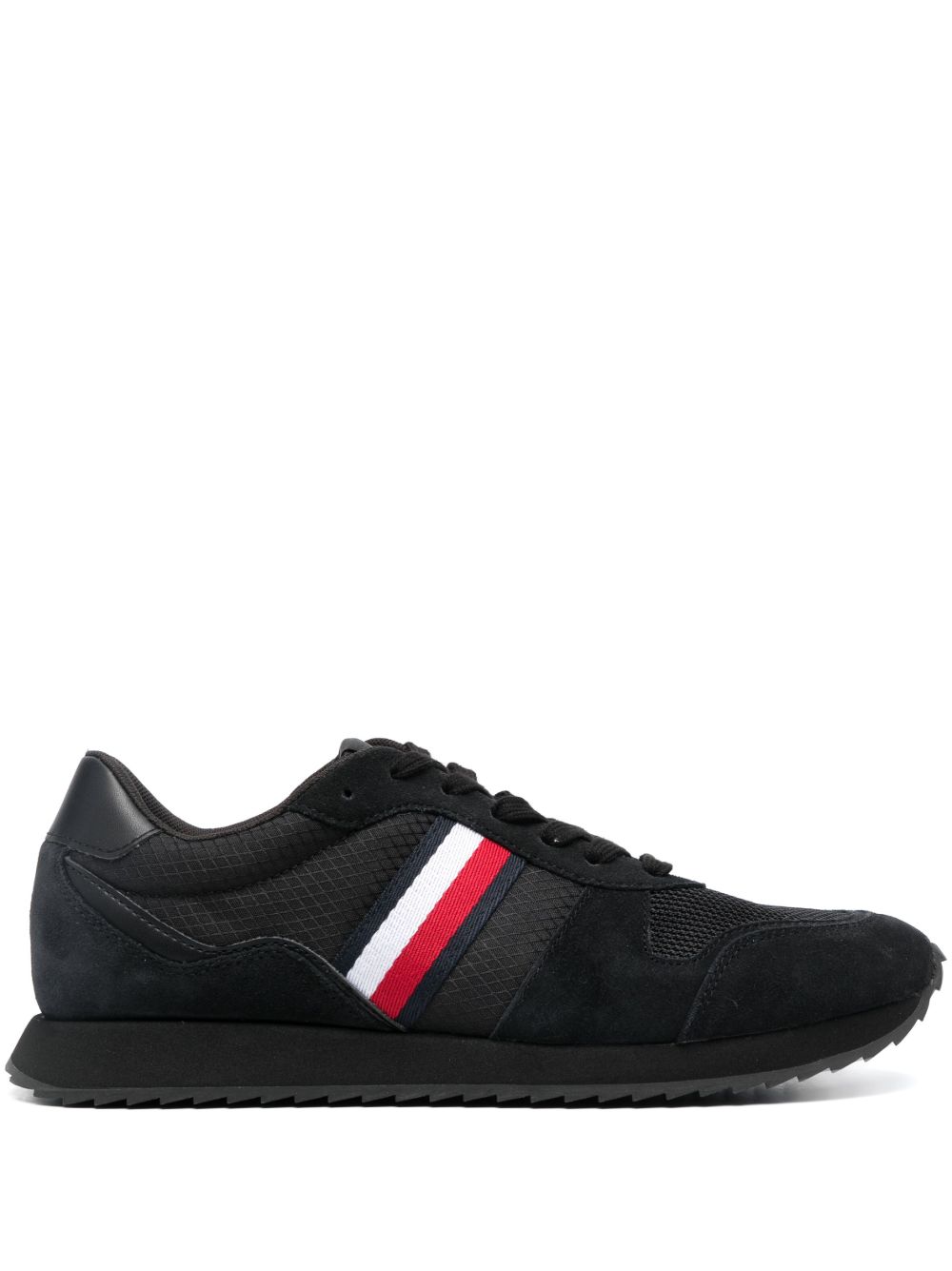 Tommy Hilfiger Signature Tape Runner 运动鞋 - 黑色