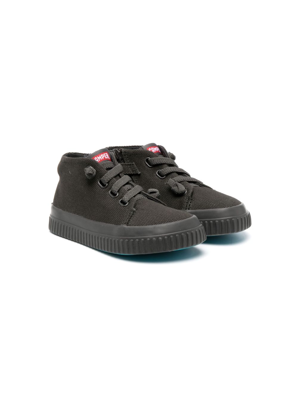 Camper Kids Peu Roda 系带板鞋 - 灰色