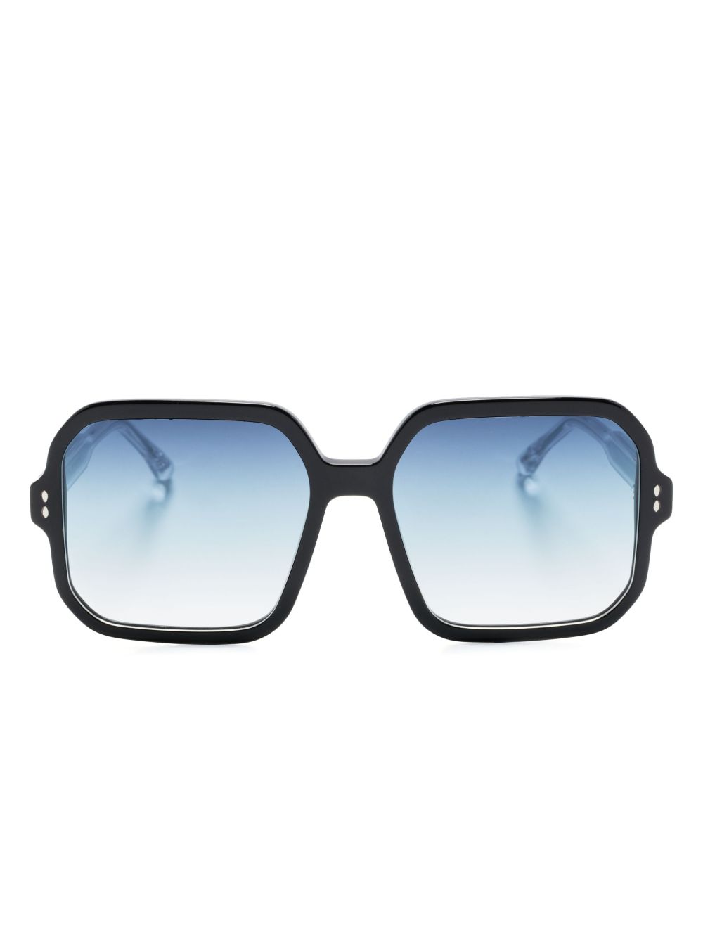Isabel Marant Eyewear 方框太阳眼镜 - 黑色