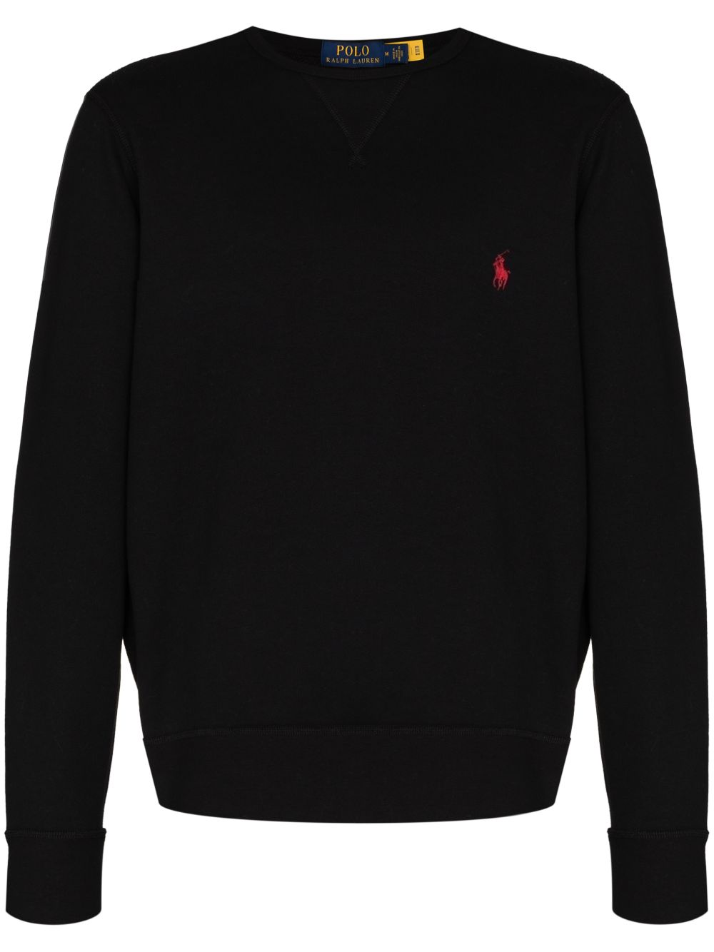 Polo Ralph Lauren logo刺绣套头衫 - 黑色