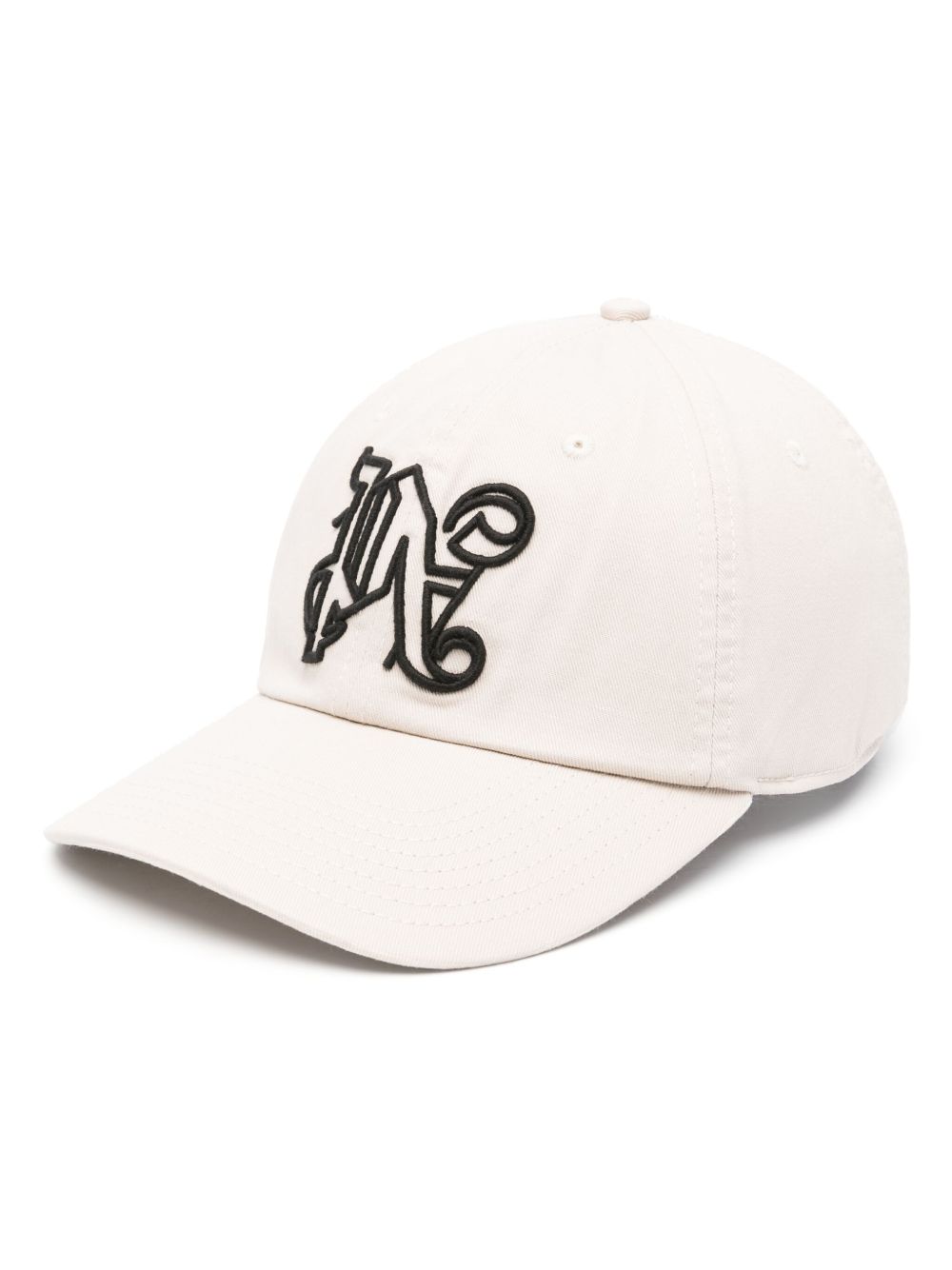 Palm Angels logo刺绣棉棒球帽 - 中性色