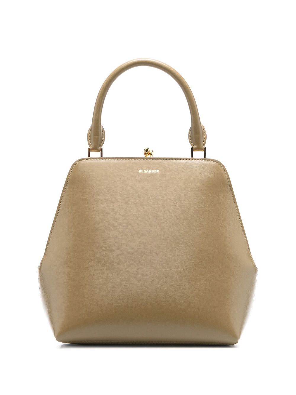 Jil Sander logo标记手提包 - 绿色