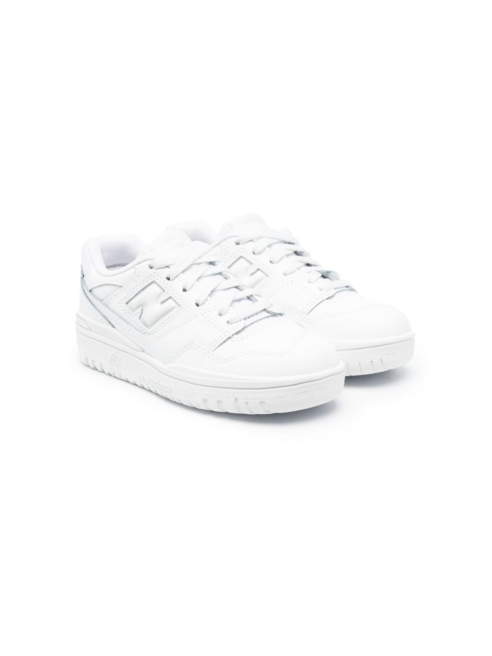 New Balance Kids 系带低帮运动鞋 - 白色