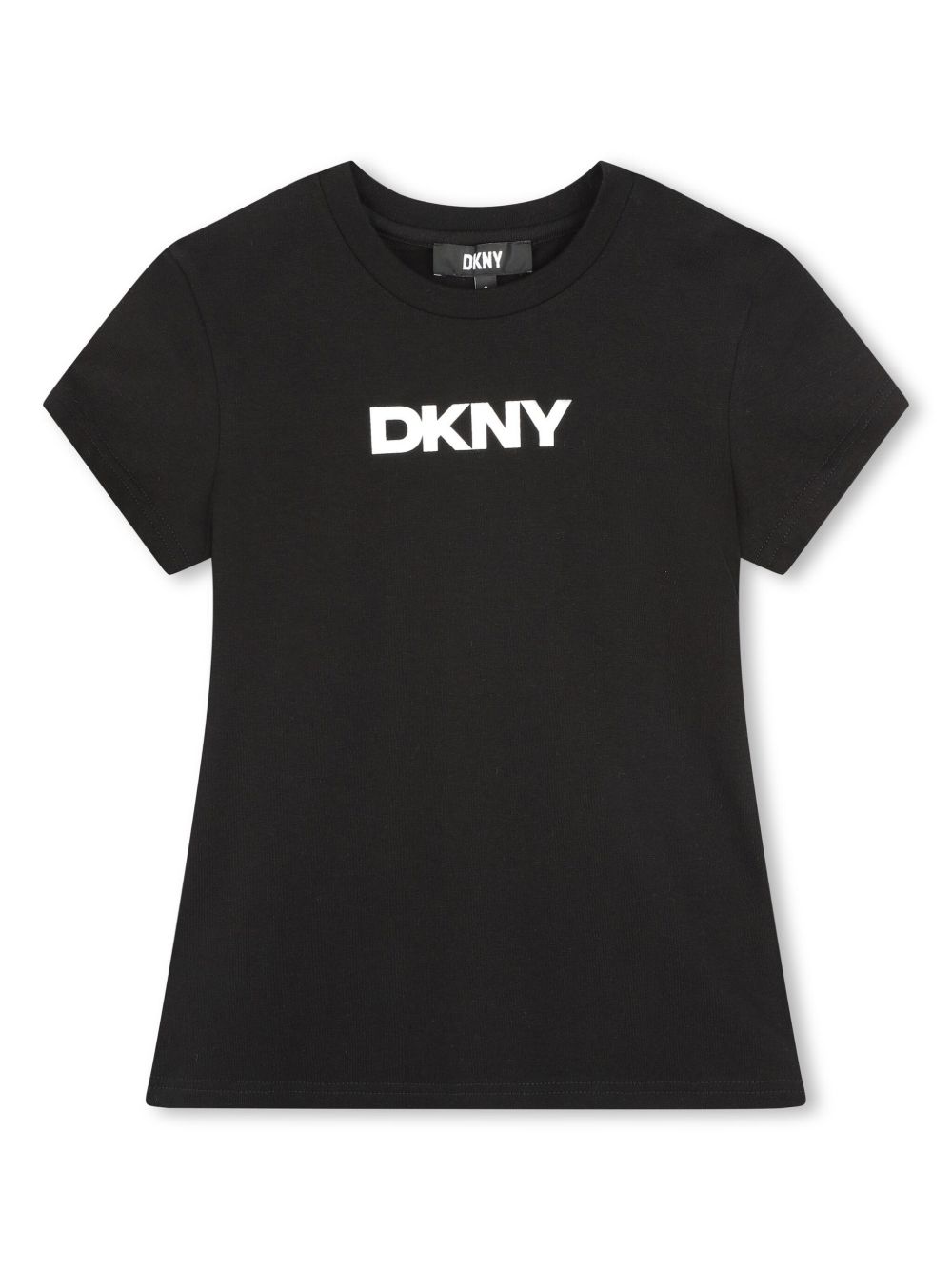 Dkny Kids logo印花T恤 - 黑色